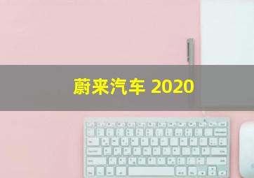 蔚来汽车 2020